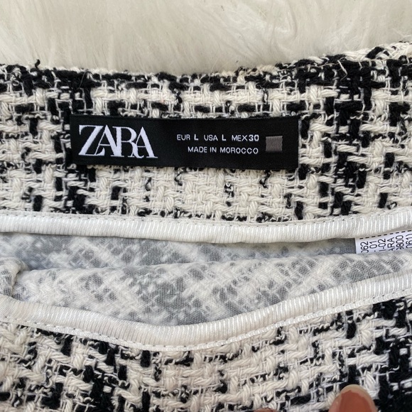 NWOT Zara Pleat Mini Skirt - Picture 3 of 6